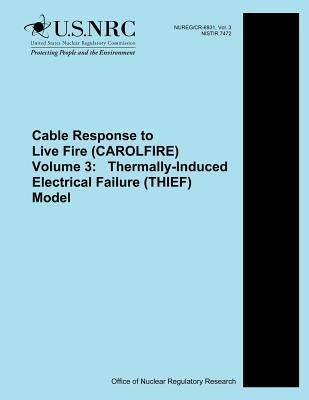 Cable Response to Live Fire (CAROLFIRE) Volume 3: Thermally-Induced Electrical Failure (THIEF) Model by U. S. Nuclear Regulatory Commission
