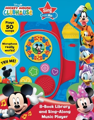 Disney Junior Mickey Mouse Clubhouse: Sing with Me 8-Book Library and Sing-Along Music Player [With Battery] by Pi Kids