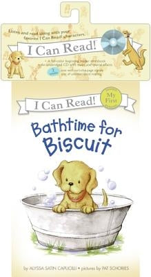 Bathtime for Biscuit [With CD] by Capucilli, Alyssa Satin