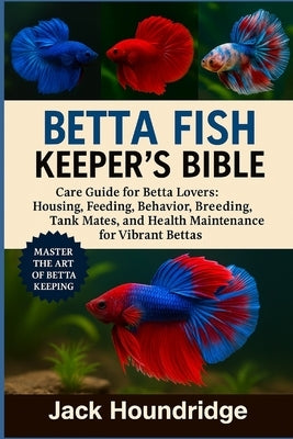 Betta Fish Keeper's Bible: Care Guide for Betta Lovers: Housing, Feeding, Behavior, Breeding, Tank Mates, and Health Maintenance for Vibrant Bettas by Houndridge, Jack