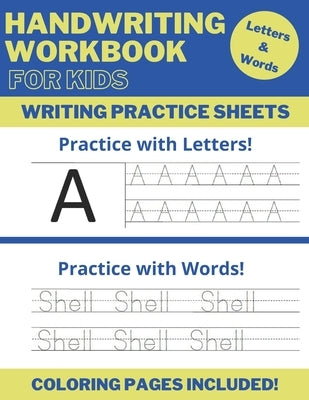 Handwriting Workbook For Kids: letter tracing and coloring books for kids ages 2 and up. letter tracing and coloring for preschooler kids ages 3-5 ye by Isaacs, J.