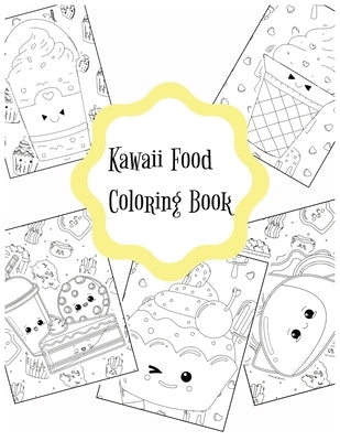kawaii food coloring book by Buzzell, Jennifer C.