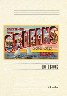 Vintage Lined Notebook Greetings from Orleans, Mass. by Found Image Press