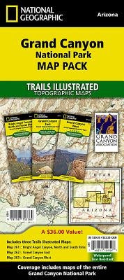 Grand Canyon National Park [Map Pack Bundle] by National Geographic Maps