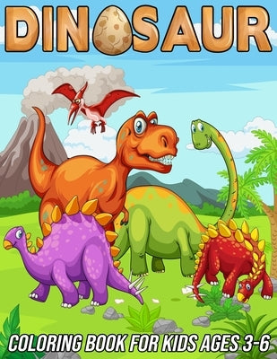 Dinosaur Coloring Book for Kids Ages 3-6: Fun, Cute and Unique Coloring Pages for Boys and Girls with Beautiful Designs of Tyrannosaurus Rex, Tricerat by Zentangle Designs, Mezzo