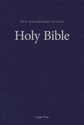 NIV, Pew and Worship Bible, Large Print, Hardcover, Blue by Zondervan