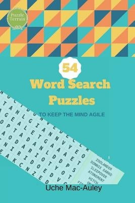 54 Word Search Puzzles by Mac-Auley, Uche