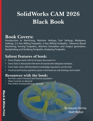 SolidWorks CAM 2026 Black Book by Verma, Gaurav