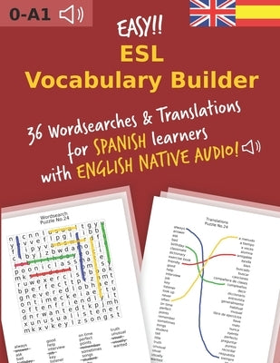 EASY ESL Vocabulary Builder: The FUN way to develop a strong vocabulary in English by Estebanez, Itziar
