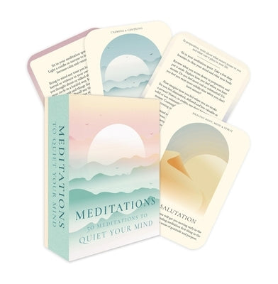 Meditations: 50 Cards to Quiet Your Mind by Gauding, Madonna