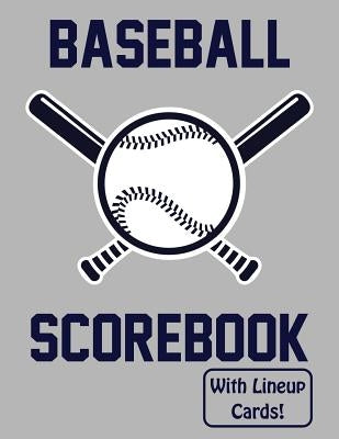 Baseball Scorebook With Lineup Cards: 50 Scorecards For Baseball and Softball by Faria, Francis