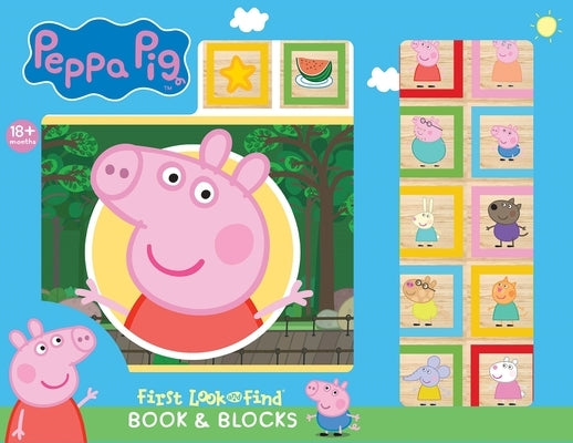 Peppa Pig: First Look and Find Book & Blocks [With Wooden Blocks] by Pi Kids