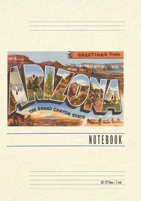 Vintage Lined Notebook Greetings from Arizona by Found Image Press