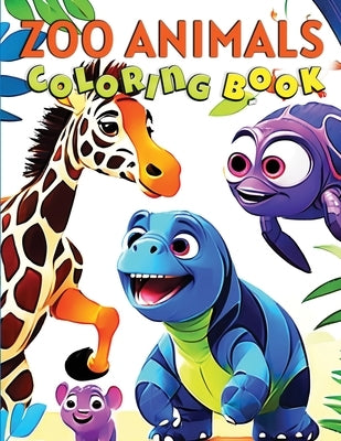 ZOO Animals Coloring Book for Kids: Zookeeper's Playground Coloring Book by Mwangi, James