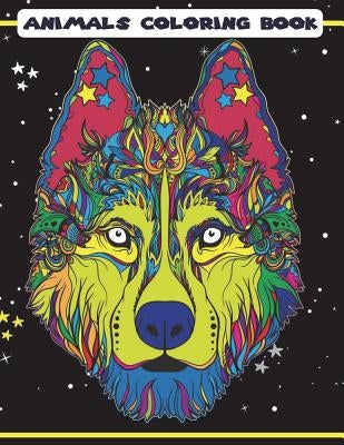 Animals Coloring Book: For Kids Ages 4-8, 8-12. Teens, Adults by Publishing, Panista