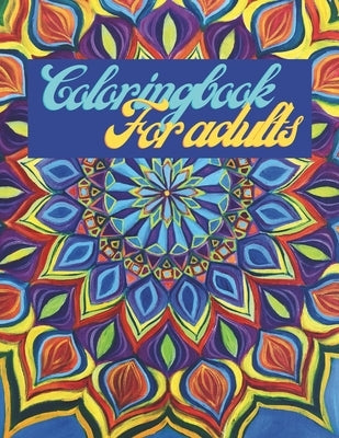 ADULT COLORING BOOK It consists of 100 pages of flowers of different shapes by Sraidi, Mouhcine