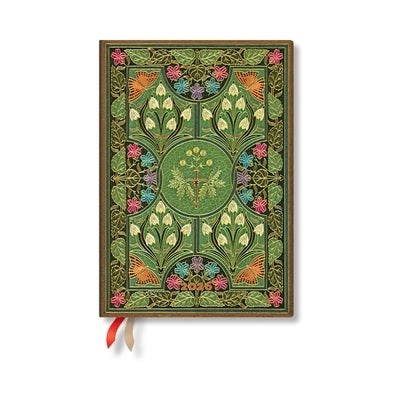 Paperblanks 2026 Poetry in Bloom Poetry in Bloom 12-Month Planner MIDI Horizontal Elastic Band 160 Pg 100 GSM by Paperblanks