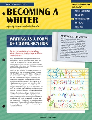 Becoming a Writer: Exploring the Communication Domain by Reschke, Kathy L.