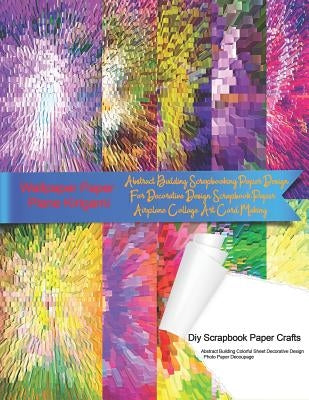 Wallpaper Paper Plane Kirigami Diy Scrapbook Paper Crafts Abstract Building Colorful Sheet Decorative Design Photo Paper Decoupage: Abstract Building by Warni, Tukang Warna