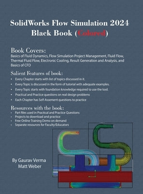 SolidWorks Flow Simulation 2024 Black Book by Verma, Gaurav