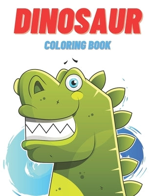 Dinosaur Coloring Book: Jumbo Kids Coloring Book With Dinosaur Facts Paperback by Azeuo, Azeuo