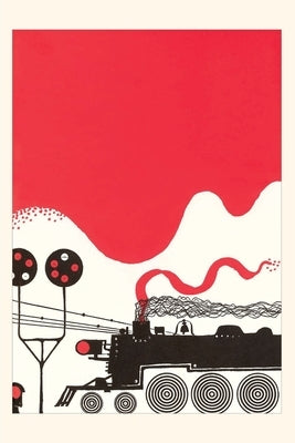 Vintage Journal Stylized Locomotive by Found Image Press