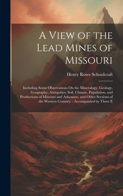A View of the Lead Mines of Missouri: Including Some Observations On the Mineralogy, Geology, Geography, Antiquities, Soil, Climate, Population, and P by Schoolcraft, Henry Rowe