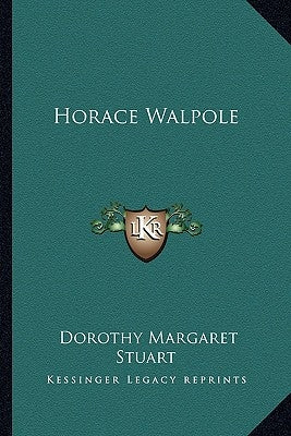 Horace Walpole by Stuart, Dorothy Margaret