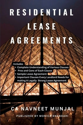 Residential Lease Agreements by Munjal, Ca Navneet