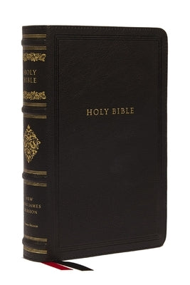 NKJV Large Print Reference Bible, Black Leathersoft, Red Letter, Comfort Print (Sovereign Collection): Holy Bible, New King James Version by Thomas Nelson