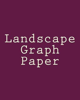 Landscape Graph Paper by More, Journals and