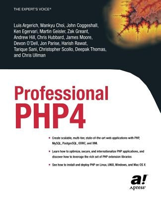 Professional PHP4 by Argerich, Luis