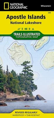 Apostle Islands National Lakeshore Map by National Geographic Maps