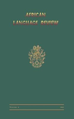 African Language Review by Dalby, David
