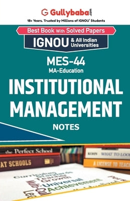 MES-44 Institutional Management by Panel, Gullybaba Com