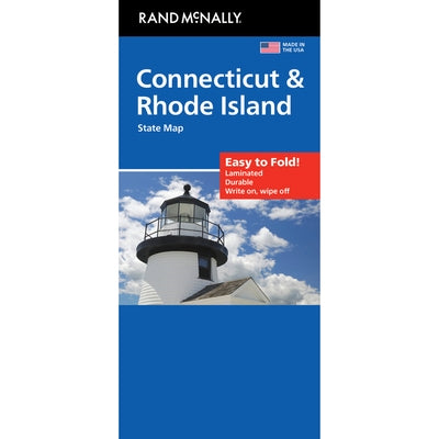 Rand McNally Easy to Fold: Connecticut/Rhode Island Laminated Map by Rand McNally