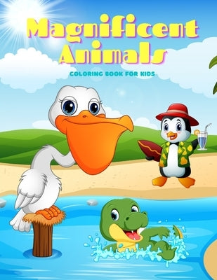 Magnificent Animals - Coloring Book For Kids by Treadaway, Tim