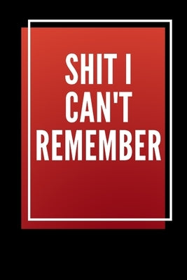 Shit i can't remember by Note Books, Star
