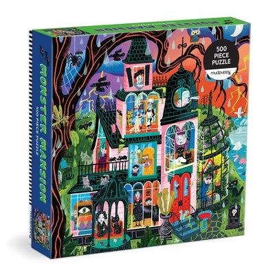 Monster Mansion 500 Piece Family Puzzle by Mudpuppy