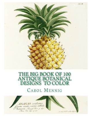 The Big Book of 100 Botanical Designs to Color by Mennig, Carol Elizabeth