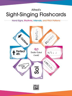 Alfred's Sight-Singing Flashcards: Hand Signs, Rhythms, Intervals, and Pitch Patterns, Flashcards by Alfred Music