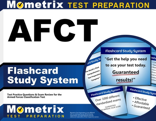 Afct Flashcard Study System: Afct Test Practice Questions & Exam Review for the Armed Forces Classification Test by Mometrix Armed Forces Test Team