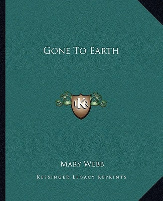 Gone To Earth by Webb, Mary
