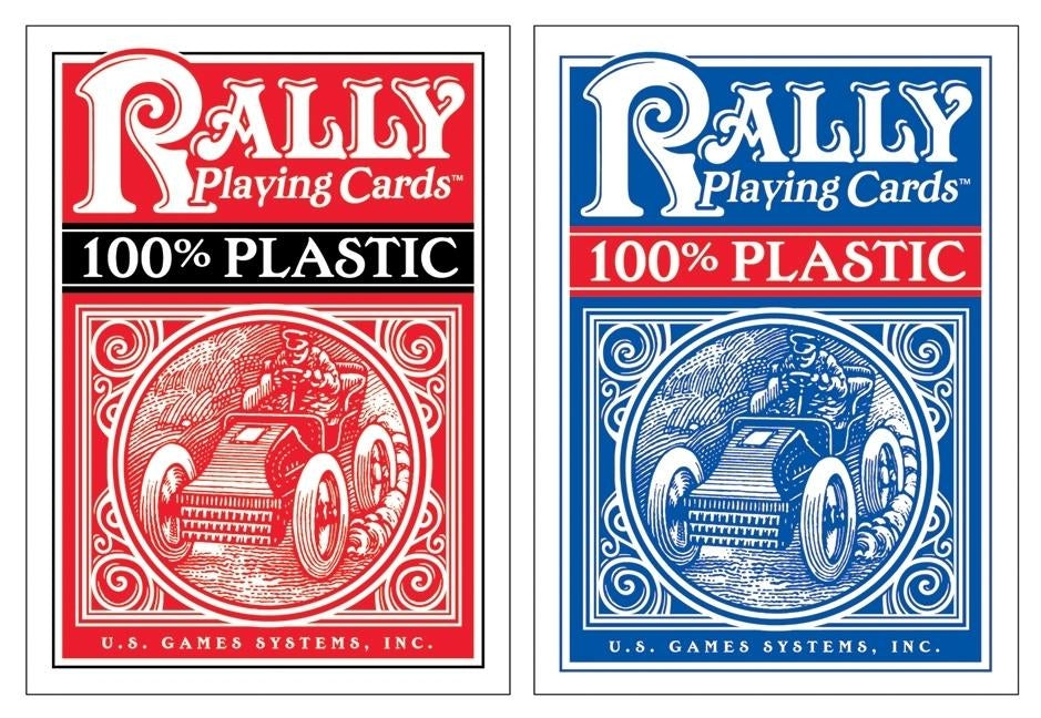 Rally Playing Cards 100% Plastic by U. S. Games Systems
