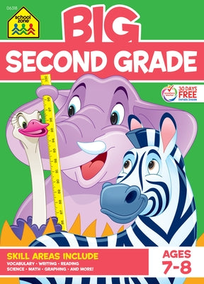 School Zone Big Second Grade Workbook by Zone, School
