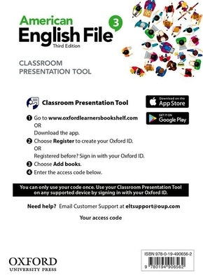 American English File Level 3 Classroom Presentation Tool Access Card [With Access Code] by Latham-Koenig, Christina
