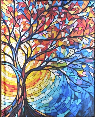 Stained Glass Tree of Life Journal (Diary, Notebook) by 