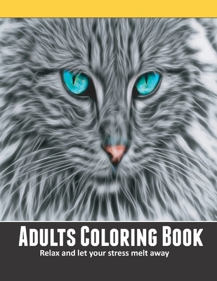 Adults Coloring book: Beautiful Flowers, Birds and Animals Coloring book by Books, Meadow