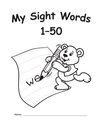 My Own Books(tm) Sight Words 1-50, 10-Pack by Teacher Created Resources