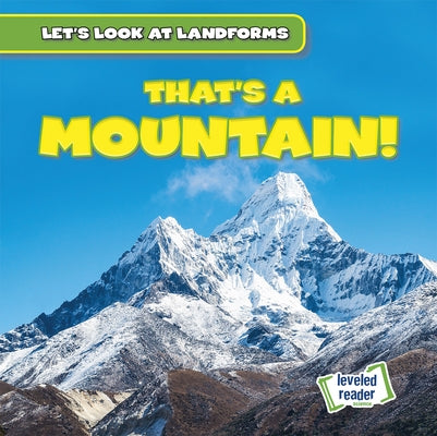 That's a Mountain! by Hicks, Dwayne